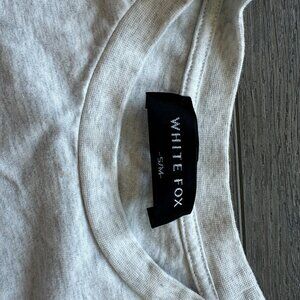 White Fox shirt and sweat shorts (combo)